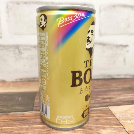 「ザ・ボス 微糖 上向く一服」は30周年記念ドリンク2