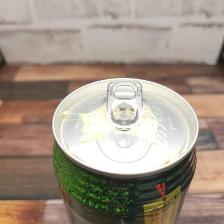 「右衛門 恋渋」を開けると勢いよく中身が噴き出してきた画像