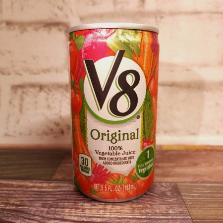 「キャンベル V8野菜ジュース」を正面からみた画像