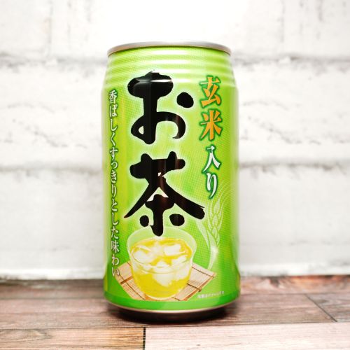 「沖縄ボトラーズ 玄米入りお茶」を正面からみた画像