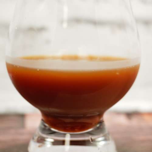 「TULLY'S COFFEE BARISTA'S ESPRESSO」をテイスティンググラスに注いだ画像