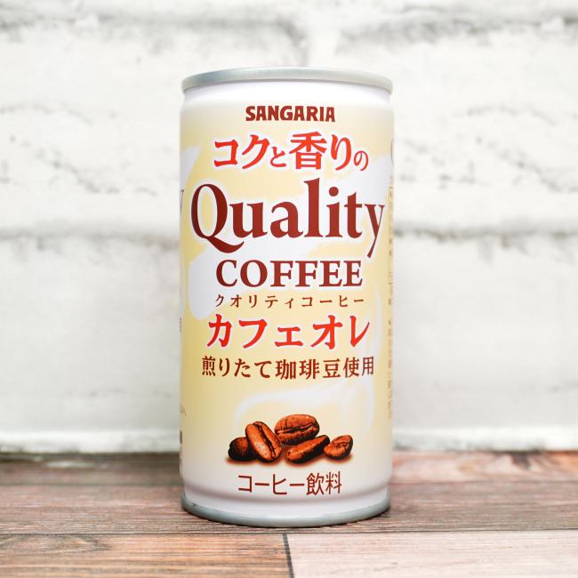 「サンガリア コクと香りのクオリティコーヒー カフェオレ」を画像(写真)2