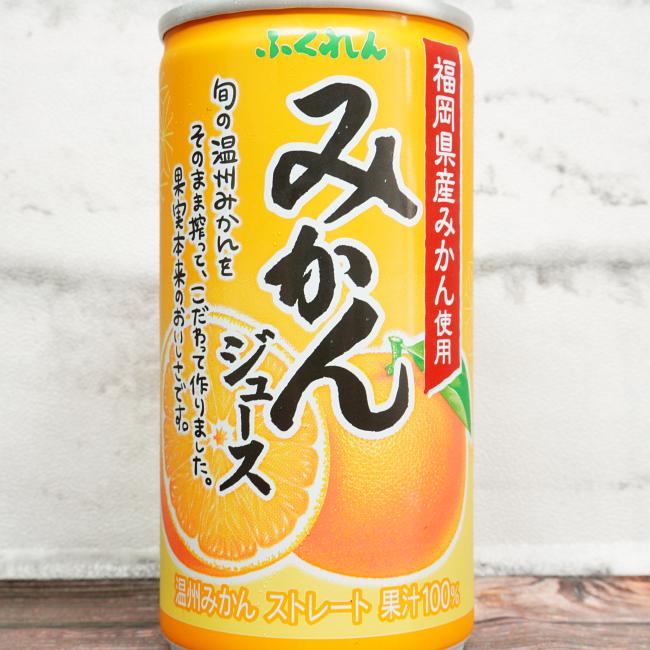 「ふくれん みかんジュース ストレート(缶)」の特徴に関する画像(写真)