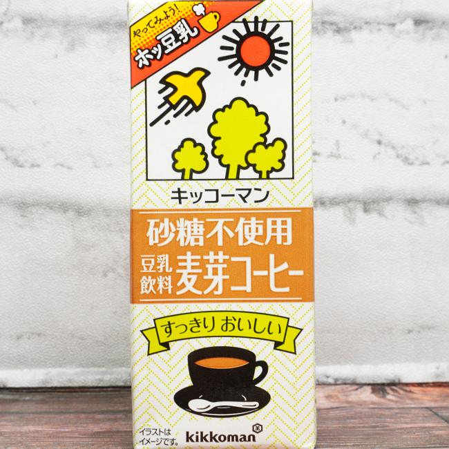 「キッコーマン 砂糖不使用 豆乳飲料 麦芽コーヒー」の特徴に関する画像(写真)1