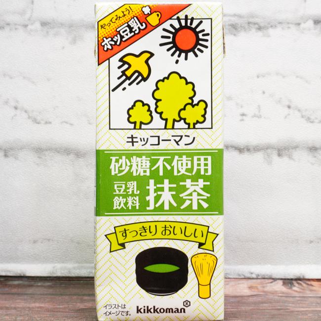 「キッコーマン 砂糖不使用 豆乳飲料 抹茶」の特徴に関する画像(写真)1