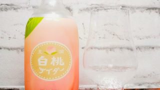 「友桝飲料 豊潤白桃サイダー」を画像(写真)1