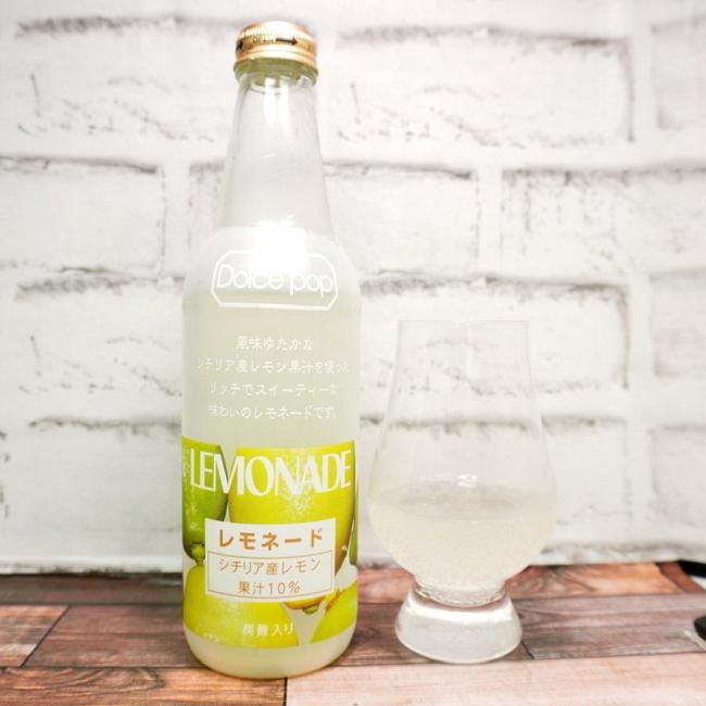 「川崎飲料 ドルチェポップレモネード」の味や見た目の画像(写真)1