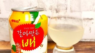 韓国の梨ドリンク「すりおろし梨 ヘテ」の画像