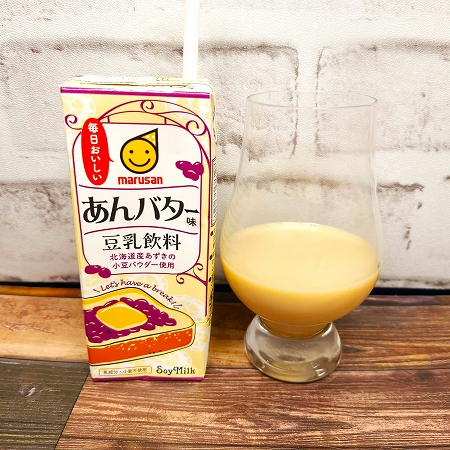「marusan豆乳飲料 あんバター味」の画像