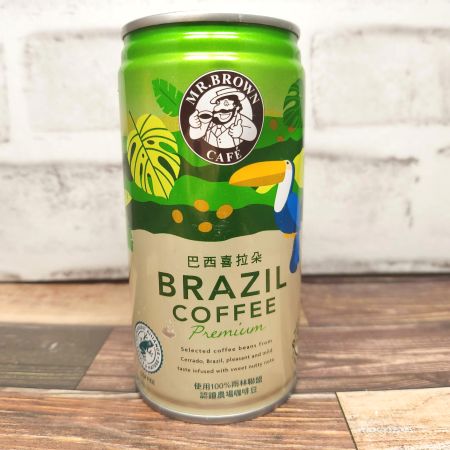 「Mr.ブラウン BRAZIL COFFEE Premium」を正面からみた画像