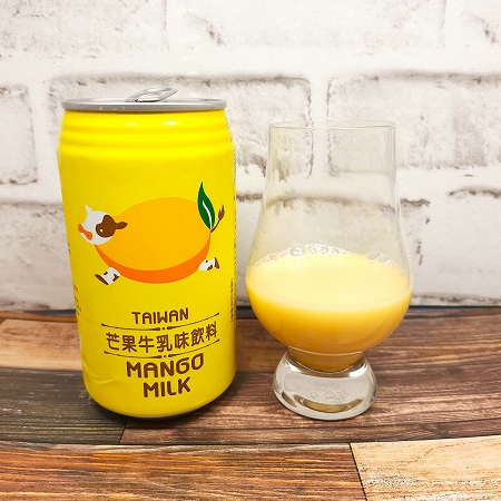 「TAIWAN 芒果牛乳味飲料(MANGO MILK)」の画像