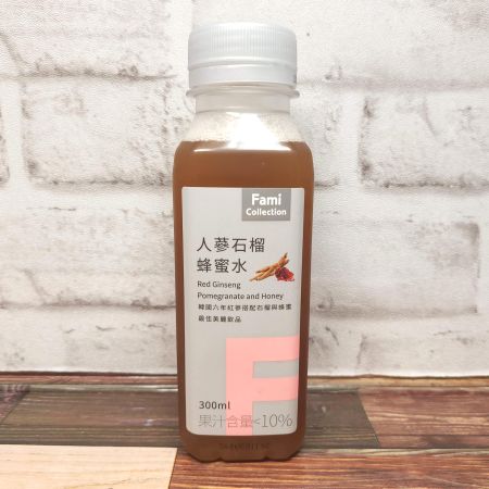 「Fami Collection 人蔘石榴蜂蜜水」を正面からみた画像