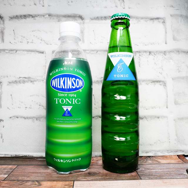 ウィルキンソン トニック リターナブル瓶とペットボトルの違い1